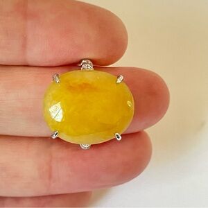 Certified Natural Burmese Jadeite Ring